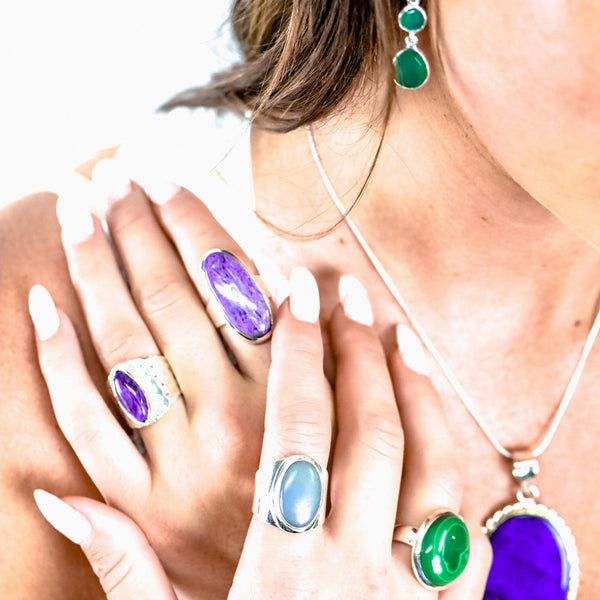 Navya Opal Ring - Revital Exotic Jewelry & Apparel