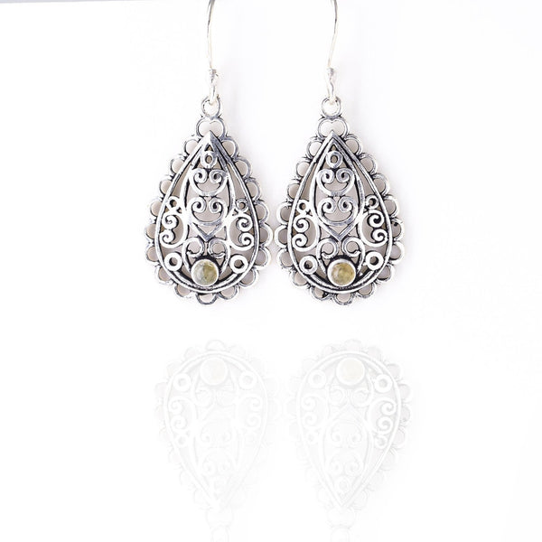 Silver Filigree Earrings - Revital Exotic Jewelry & Apparel