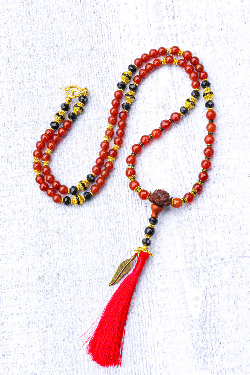 Freedom to Fly - Carnelian Mala