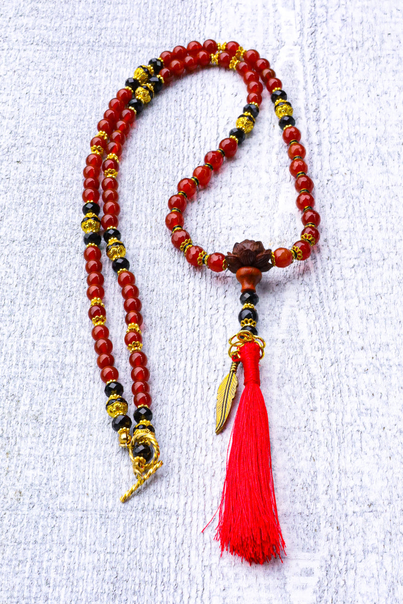 Freedom to Fly - Carnelian Mala