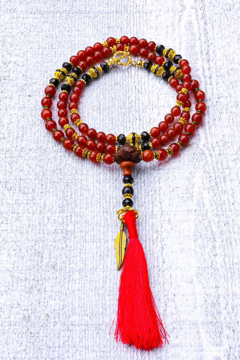 Freedom to Fly - Carnelian Mala