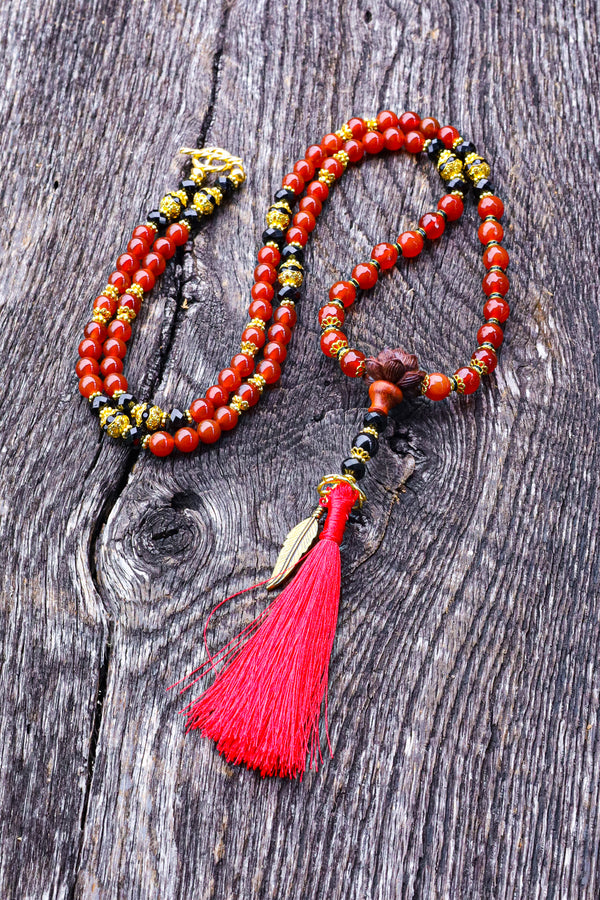 Freedom to Fly - Carnelian Mala