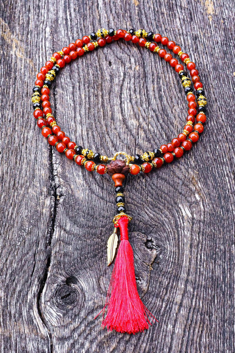 Freedom to Fly - Carnelian Mala