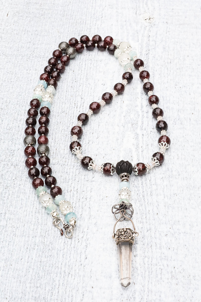 Creative Abundance - Garnet Mala