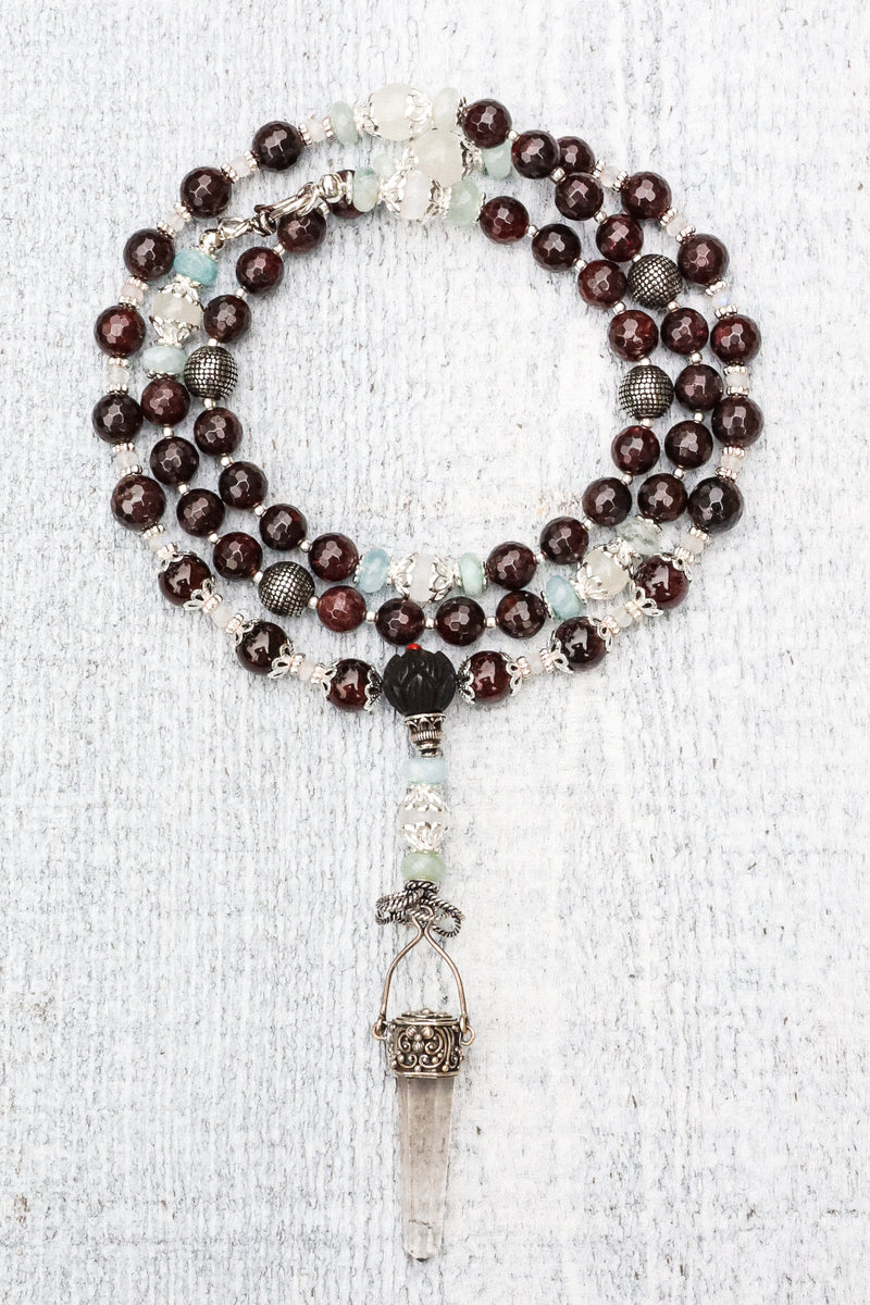 Creative Abundance - Garnet Mala