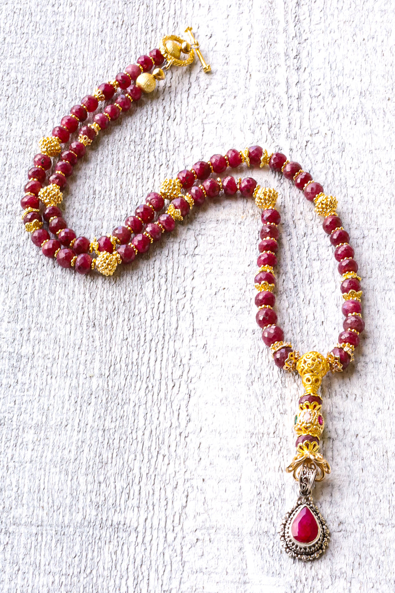 The King of Malas -  Ruby Mala