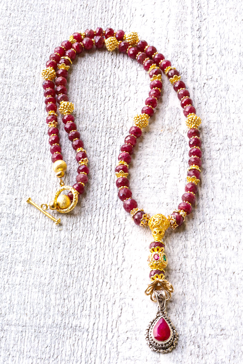 The King of Malas -  Ruby Mala