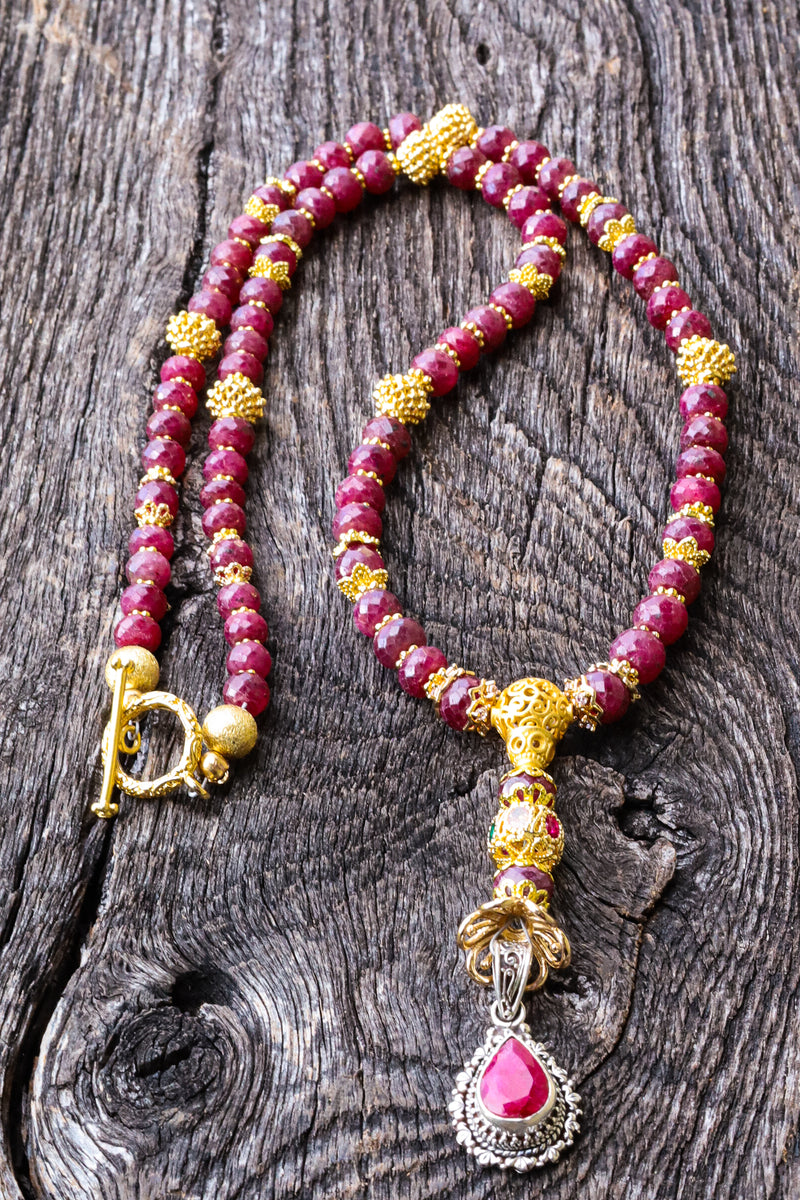 The King of Malas -  Ruby Mala