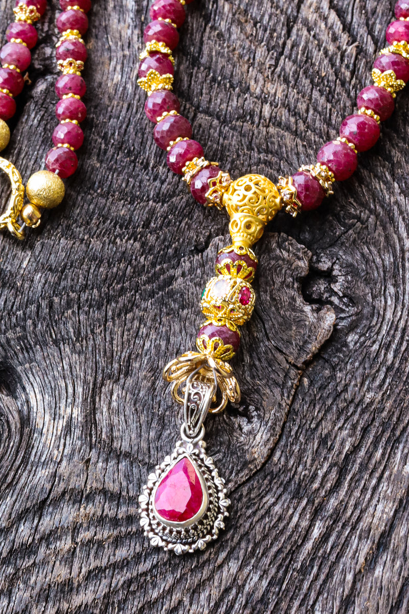 The King of Malas -  Ruby Mala