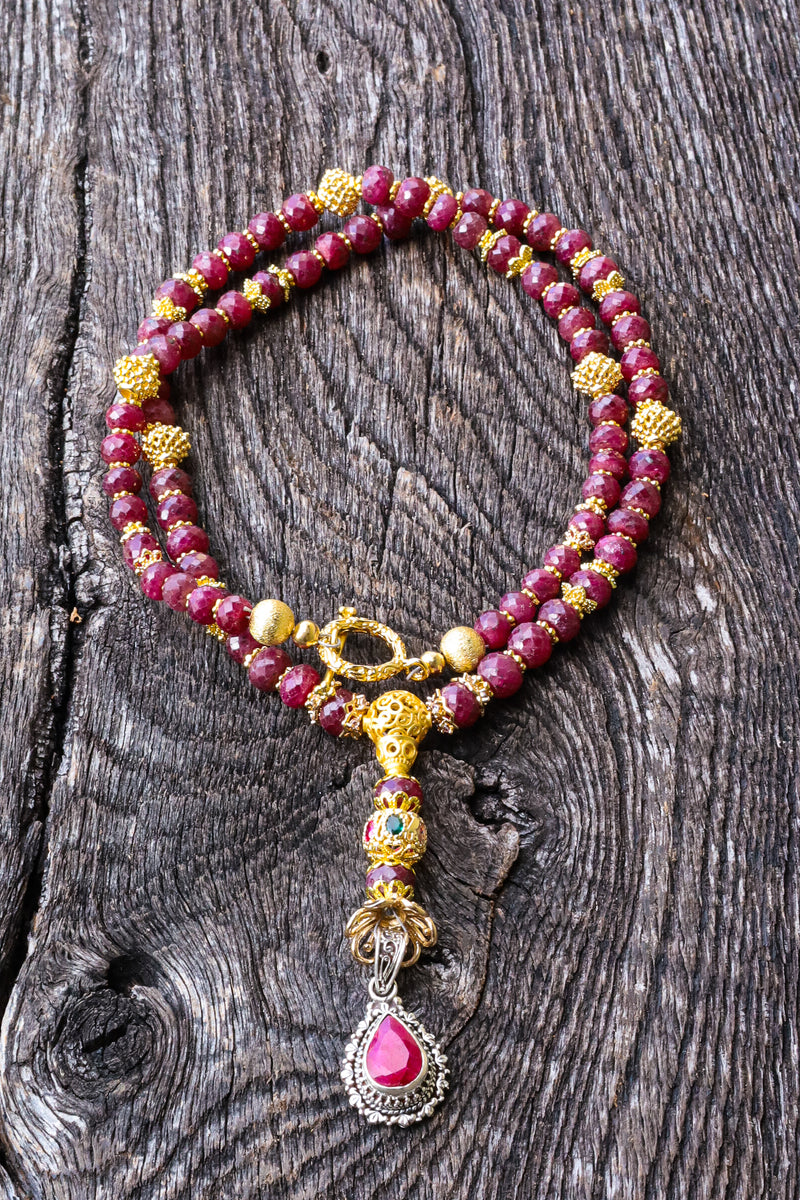 The King of Malas -  Ruby Mala