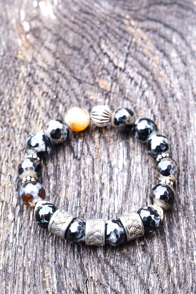 Situational Awareness - Black Tourmaline Wrist Mala