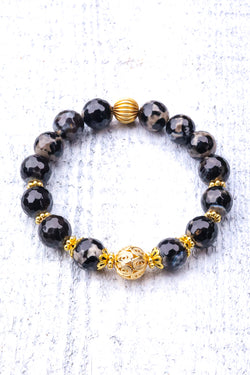 Grounding Power - Black Tourmaline Wrist Mala