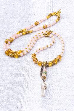 Divine Heart - Rose Quartz Mala