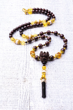 Awaken The Dragon - Garnet Mala