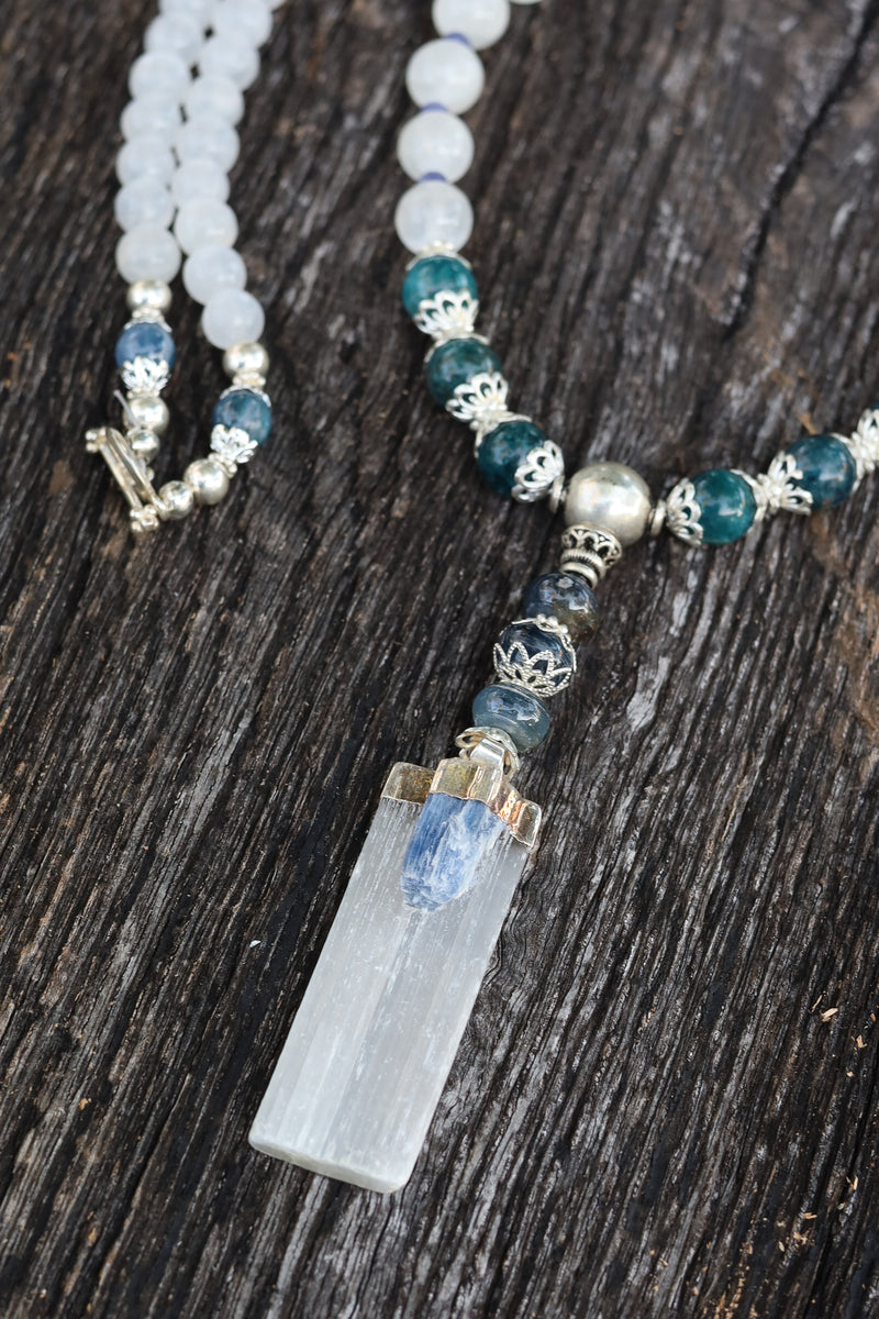 Peace & Clarity - Selenite Mala