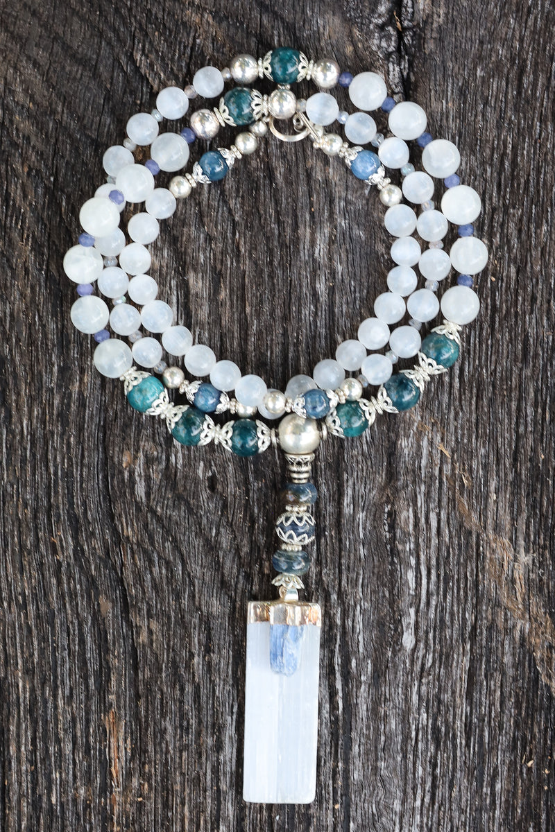 Peace & Clarity - Selenite Mala