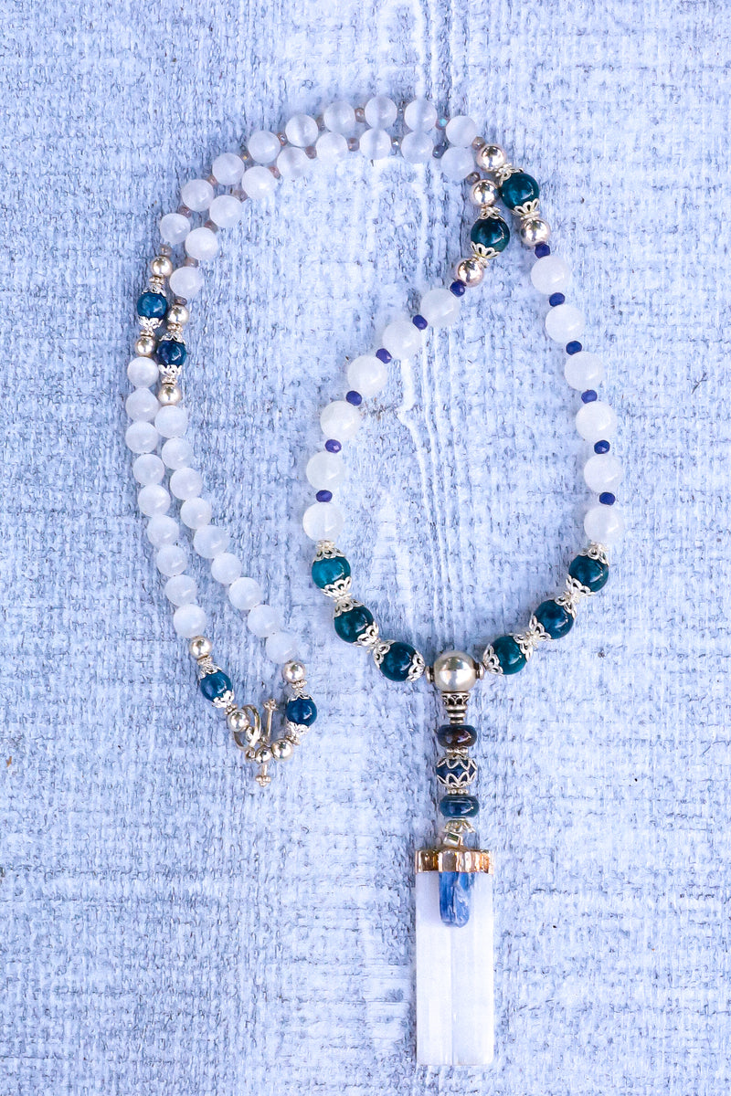 Peace & Clarity - Selenite Mala