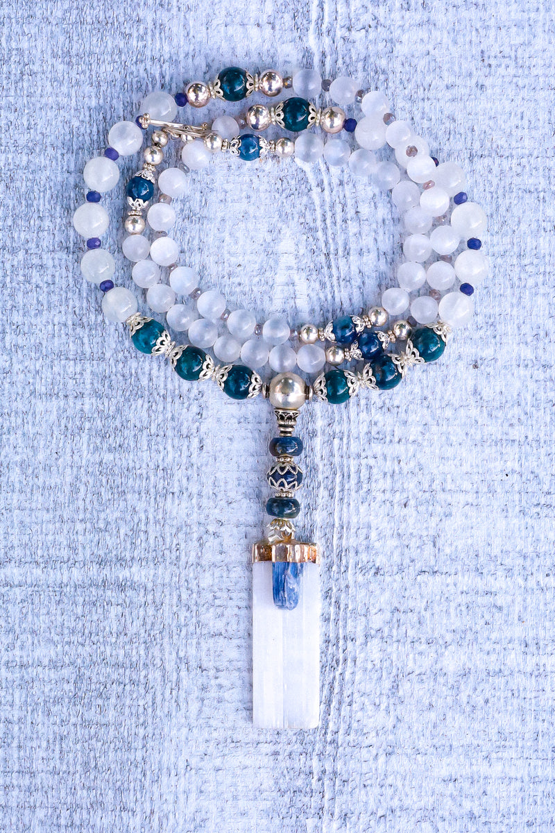 Peace & Clarity - Selenite Mala