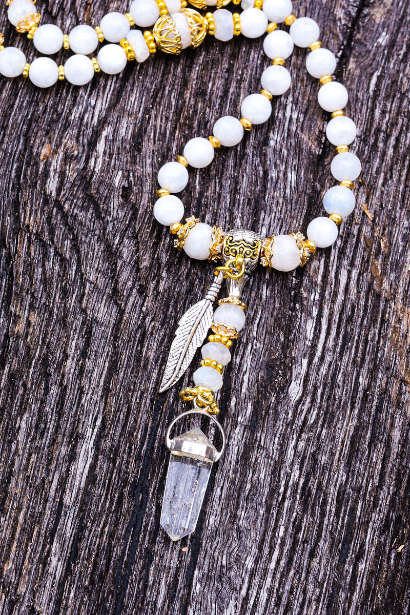 Over The Moon - Moonstone Mala