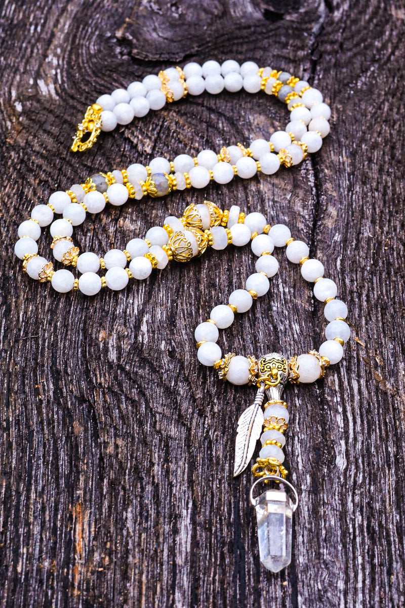 Over The Moon - Moonstone Mala