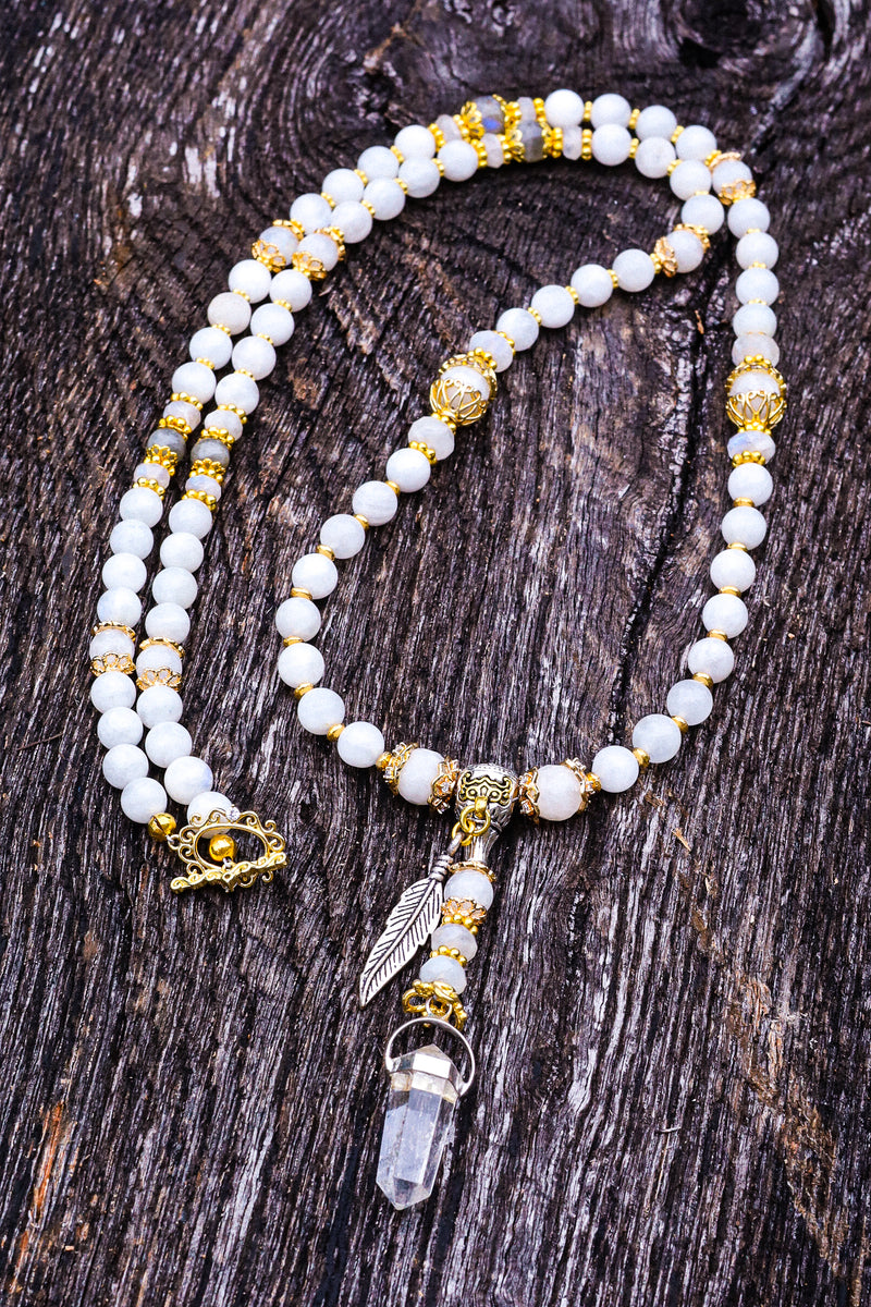 Over The Moon - Moonstone Mala