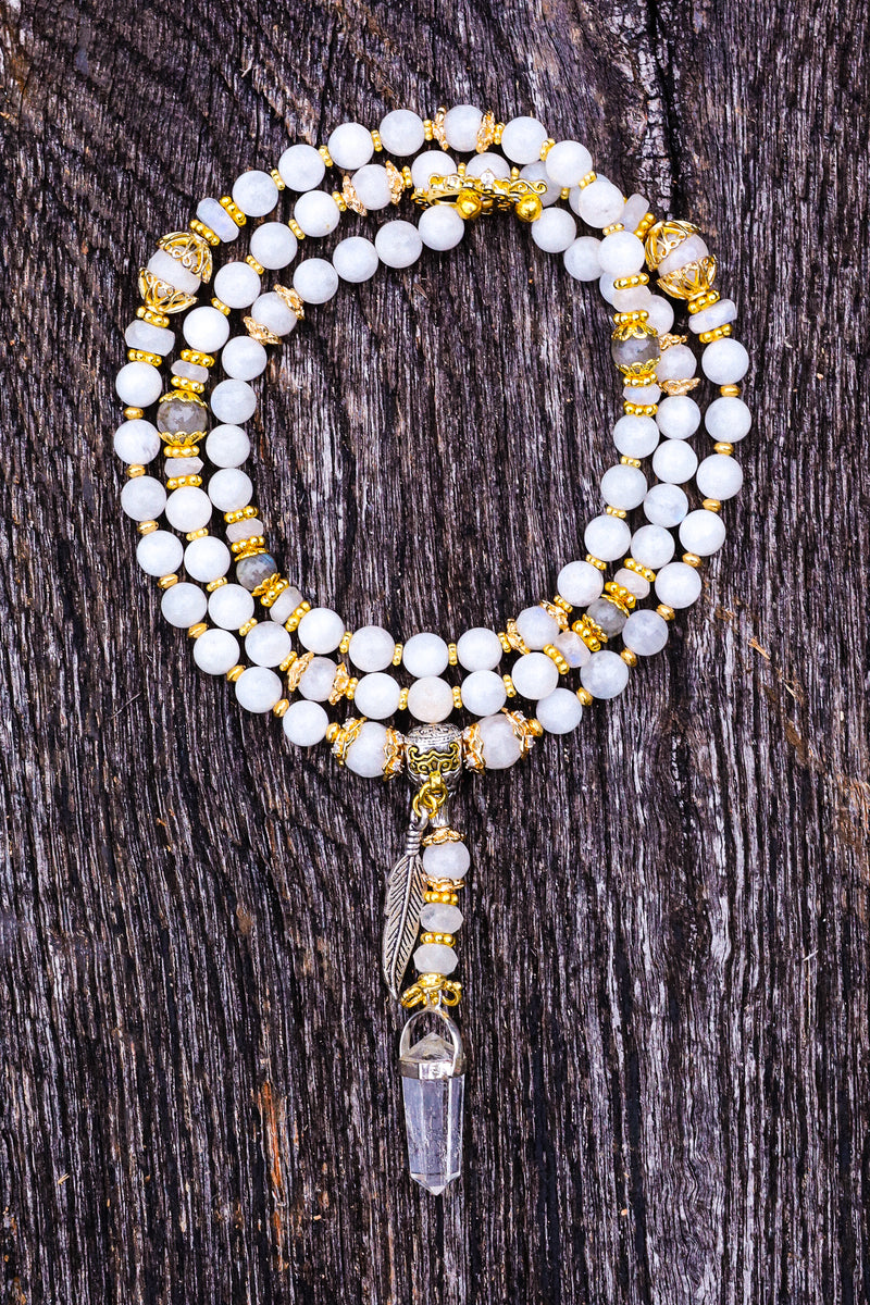 Over The Moon - Moonstone Mala