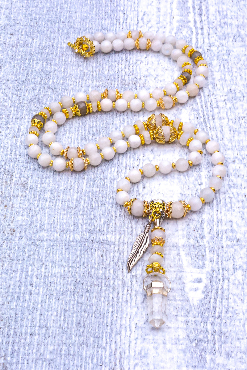 Over The Moon - Moonstone Mala