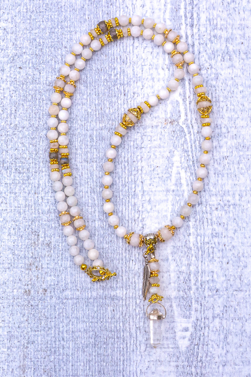 Over The Moon - Moonstone Mala