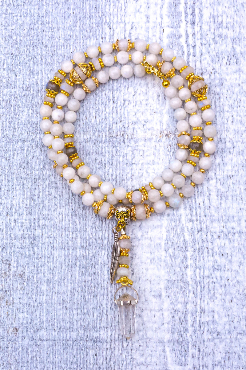 Over The Moon - Moonstone Mala