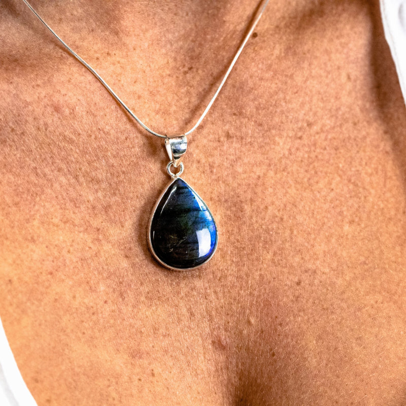 Avani Labradorite Necklace - Revital Exotic Jewelry & Apparel
