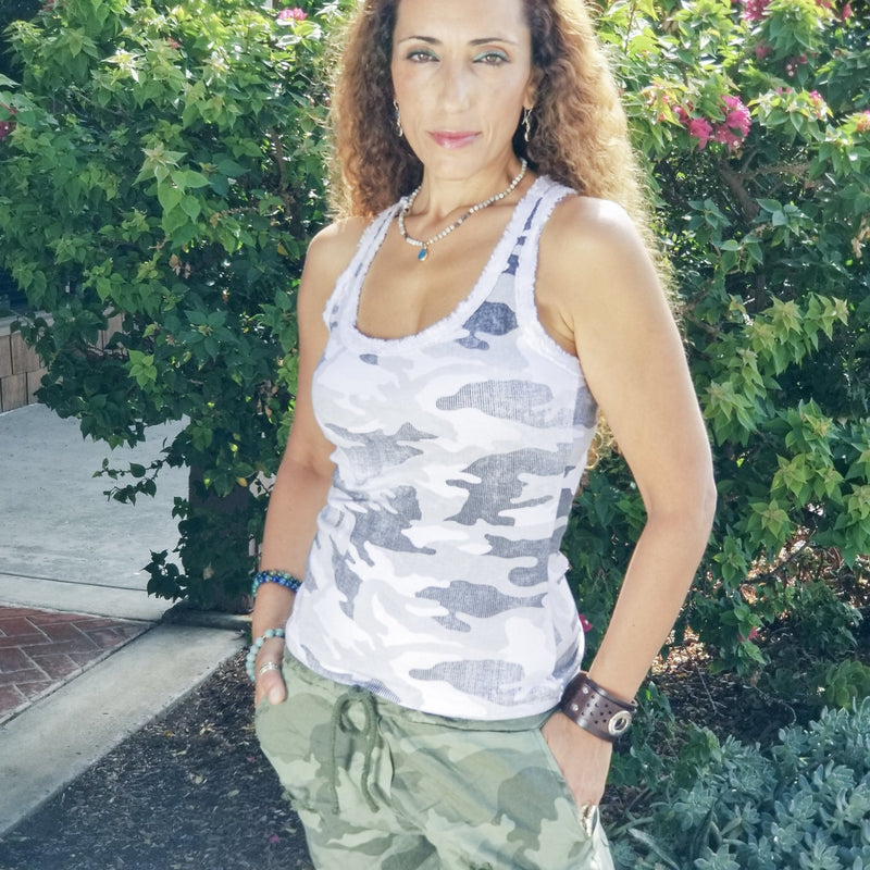 Camo Tank - Revital Exotic Jewelry & Apparel