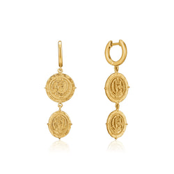 Gold Axum Mini Hoop Earrings - Revital Exotic Jewelry & Apparel