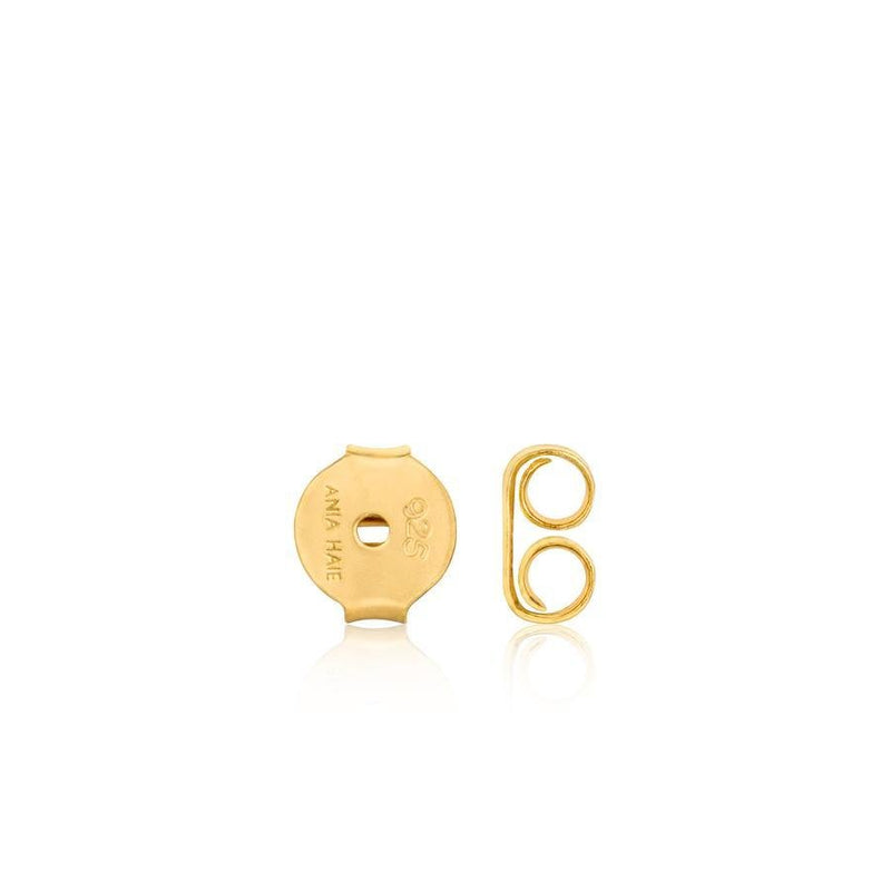Gold Modern Chain Stud Earrings - Revital Exotic Jewelry & Apparel