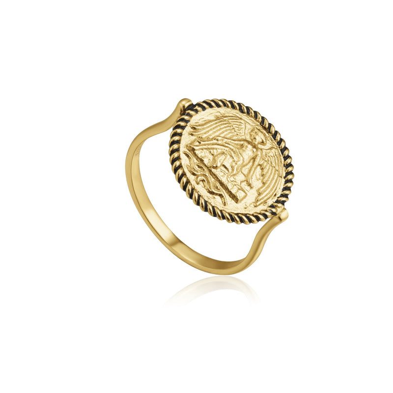 Gold Winged Goddess Ring - Revital Exotic Jewelry & Apparel