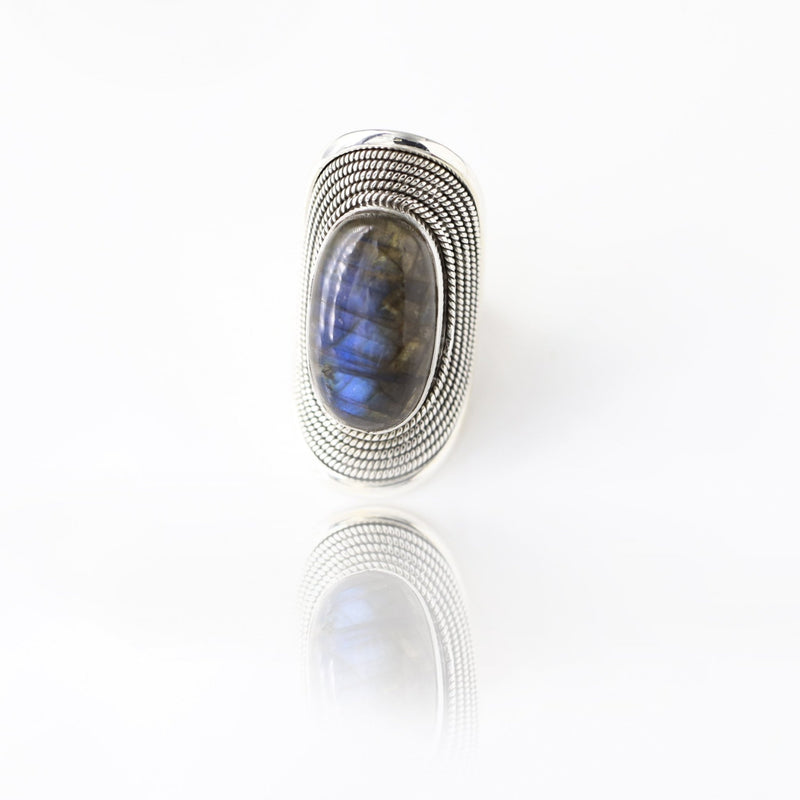 Kailee Labradorite Ring - Revital Exotic Jewelry & Apparel