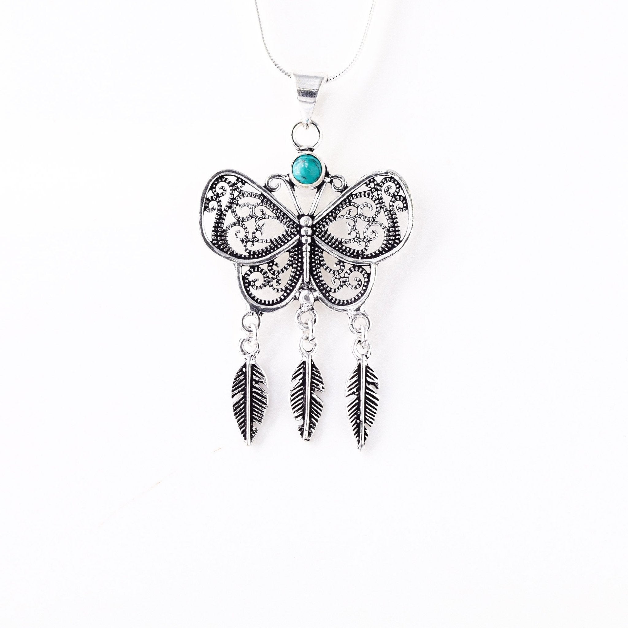Kila Butterfly Necklace - Revital Exotic Jewelry & Apparel