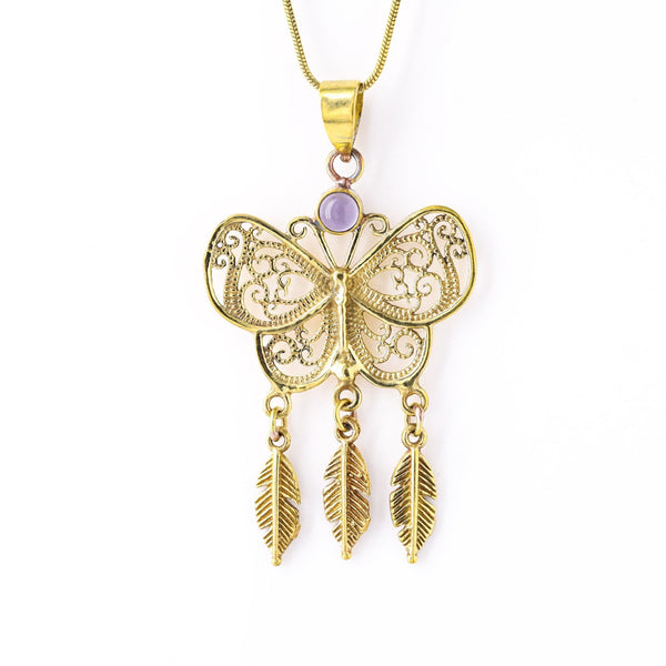 Kila Butterfly Necklace - Revital Exotic Jewelry & Apparel