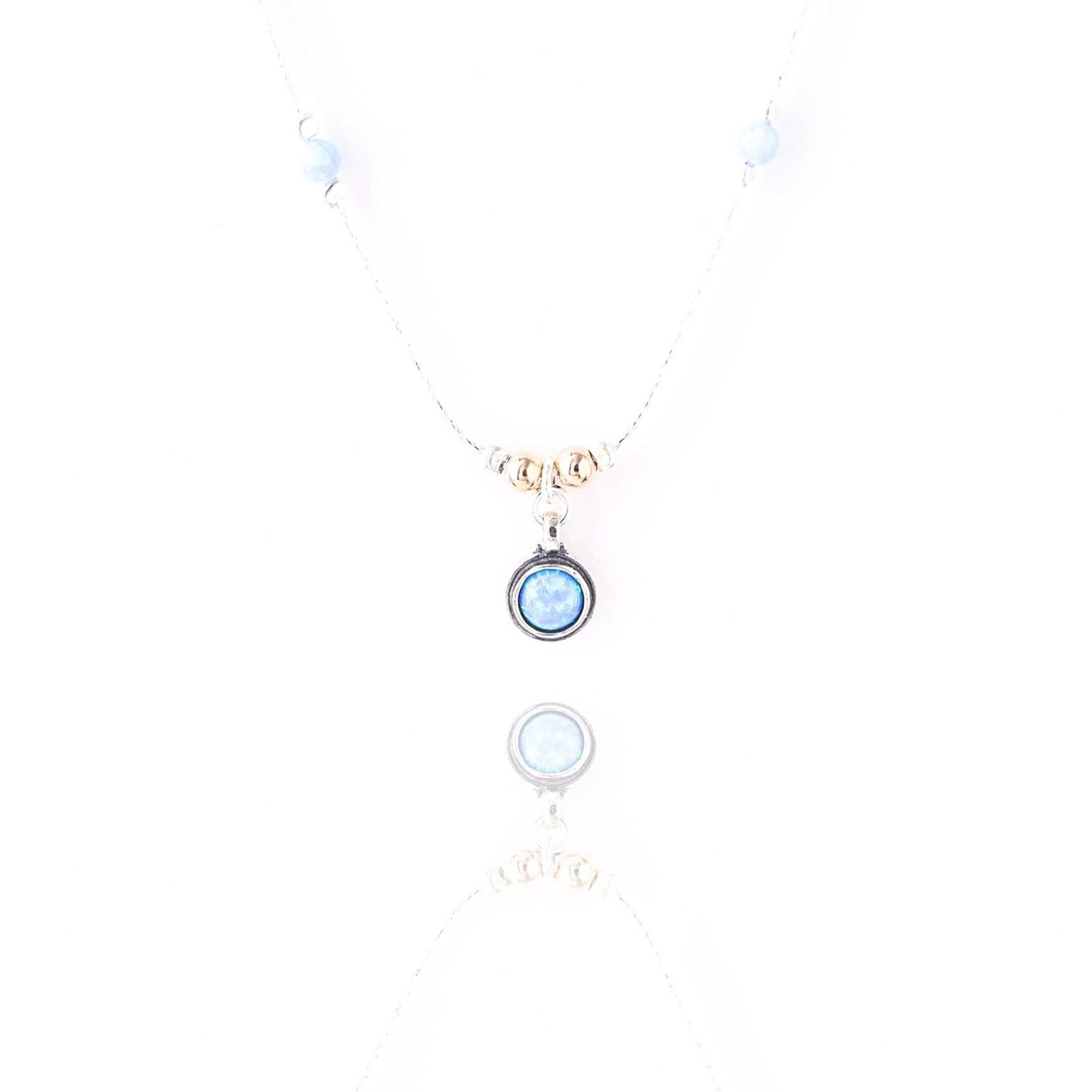 Martina Petite Opal Necklace - Revital Exotic Jewelry & Apparel