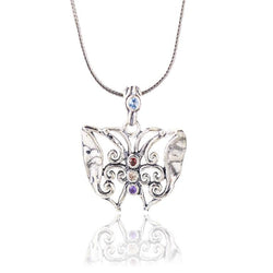 Monarch Butterfly Topaz Necklace - Revital Exotic Jewelry & Apparel