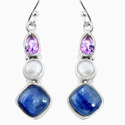 Paloma Kyanite Earrings - Revital Exotic Jewelry & Apparel