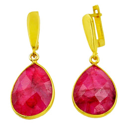 Rayna Ruby Earrings - Revital Exotic Jewelry & Apparel