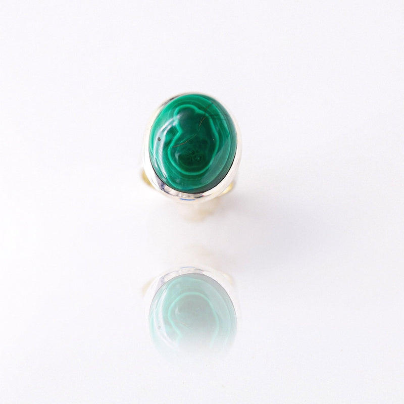Riya Malachite Ring - Revital Exotic Jewelry & Apparel