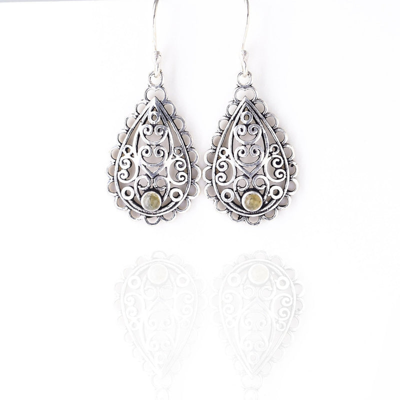 Silver Filigree Earrings - Revital Exotic Jewelry & Apparel