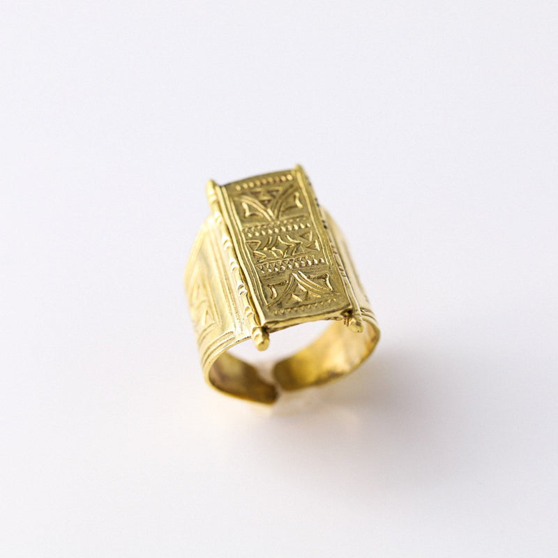 Sitarampura Brass Ring - Revital Exotic Jewelry & Apparel