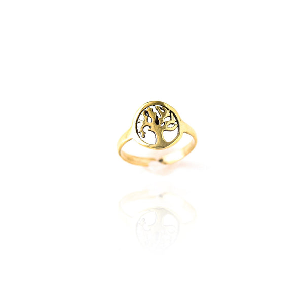 Tree Of Life Brass Ring - Revital Exotic Jewelry & Apparel