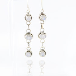 Vanya Moonstone Earrings - Revital Exotic Jewelry & Apparel