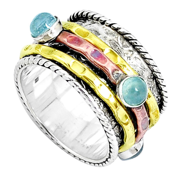 Wish For Chalcedony Spinner Ring - Revital Exotic Jewelry & Apparel
