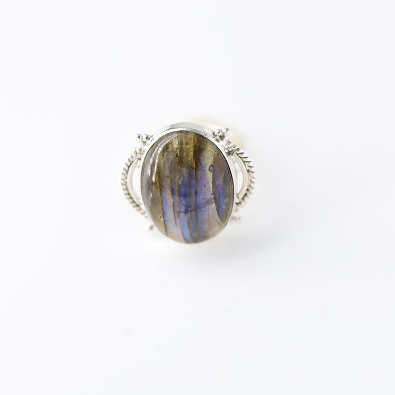 Zarya Labradorite Ring - Revital Exotic Jewelry & Apparel